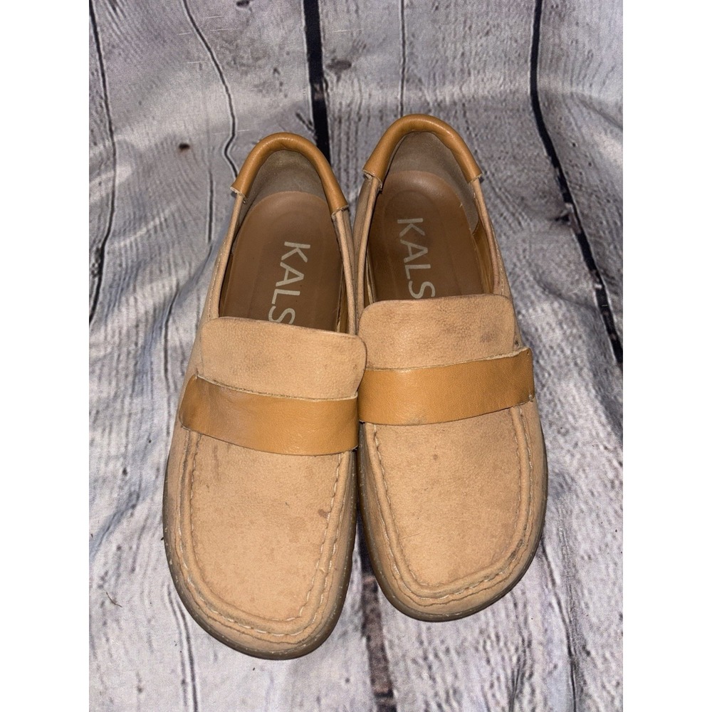 kalso earth shoes 8.5 womans DABB nubuck cognac brown